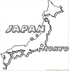 Use a student atlas and our list of places or one of the ideas to practice map skills. Map Of Japan Coloring Page For Kids Free Japan Printable Coloring Pages Online For Kids Coloringpages101 Com Coloring Pages For Kids