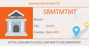 Sadržaj stranica je isključivo informativan. Swift Code Sbmtmtmt Sparkasse Bank Malta Plc Malta