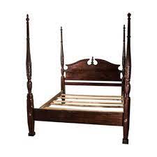 queen size four poster rice bed