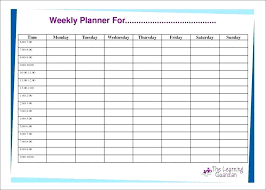 Best Of Cute Weekly Schedule Template Daily Class Classroom