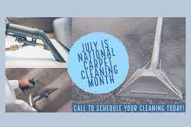 july is national carpet cleaning month