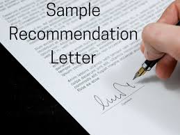 Sample Recommendation Letter College Shortcuts