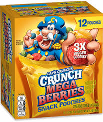 crunch mega berries snack pouches