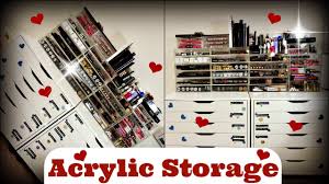 my acrylic drawerakeup storage