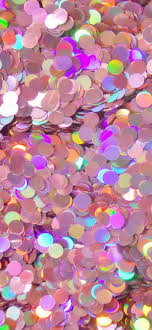 pink glitter colors holographic