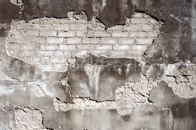 Old Gray Brick And Plaster Wall Texture