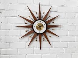 30 26 Atomic Wall Clock Starburst Clock