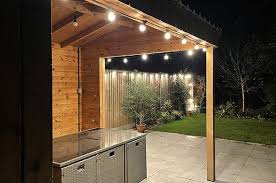 10m Outdoor String Lights Gazebo