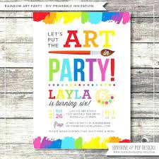 How To Make Invitations Online Party Invitations Wonderful Art Party