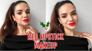 red lip new years eve makeup look my