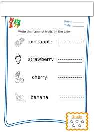 kindergarten worksheets free write