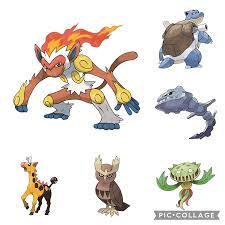 I've made 3 teams. One for each starter, so which team do you think is  best? : r/pokemon