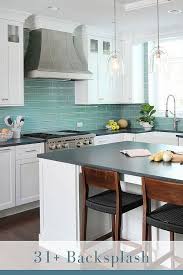 White Cabinets With Glass Tile