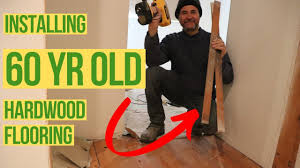 reuse and install old hardwood flooring