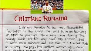 biography of cristiano ronaldo