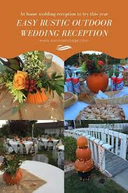 easy rustic outdoor fall wedding