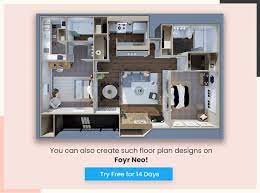 3d Floor Plan In Architectural And