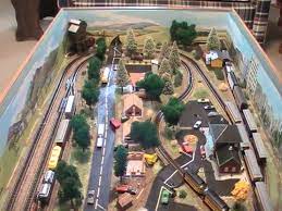 N Scale Coffee Table Model Train Layout