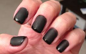 nail files the matte glossy french tip