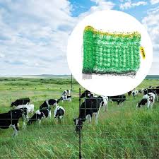 Vevor Electric Fence Netting 35 4 In H X 164 Ft L Pe Net Fencing With 14 Posts Utility Portable Mesh For Farms Green