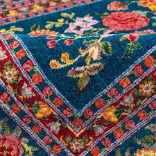 hand woven silk carpet of