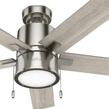 hunter fan 52 inch contemporary brushed