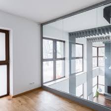 solid double sided mirror window