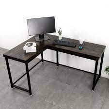 Check spelling or type a new query. L Shaped Mixed Material Mid Century Corner Office Desk Overstock 28916046