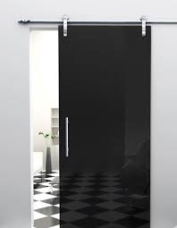 black tempered glass door high light