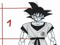 Draw goku lineart dragon ball youtube. How To Draw Goku From Dragon Ball Z Full Body Mangajam Com