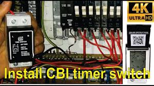 The incoming current has to pass through the circuit breaker first before going to the phase coil. How To Install And Program The Cbi Qat Trdm Timer Switch Detailed Youtube