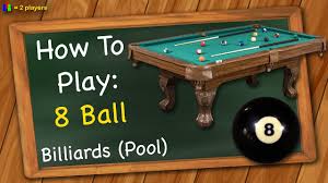 how to play 8 ball billiards pool
