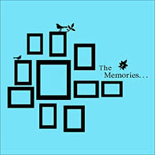 Most of us have good in. Amazon Com The Memories Quotes Wall Decal With 10 Photo Frames Wall Sticker Diy Removable Vinyl Family Lettering Sayings Wall Decor Black Baby