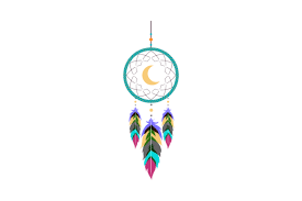 colorful dream catcher ilrated