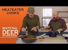 meateater cooks whitetail deer with
