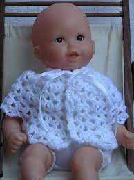 gilet au crochet poupon 30 cm | Vêtements de poupée en crochet, Caraco au  crochet, Tricot bébé