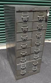 shaw walker locking metal file cabinet