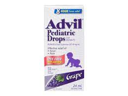 advil pediatric drops 24ml dye fr