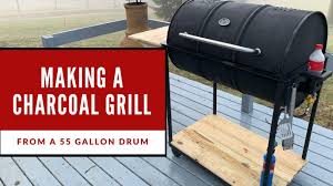 how to build a grill from a barrel