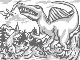 prehistoric coloring pages