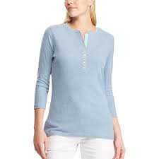 Womens Chaps Waffle Henley In 2019 Products Chaps