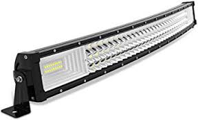 Amazon Com Autosaver88 32 Led Light Bar Triple Row Curved Flood Spot Combo Beam Led Bar 378w Off Road Driving Lights Compatible With Jeep Trucks Boats Atv Jeep Automotive