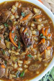 beef barley soup crock pot recipe