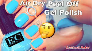 air dry l off gel polish wear test