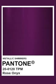 Rose Onyx Metallic Pantone Color Pantone Metallic