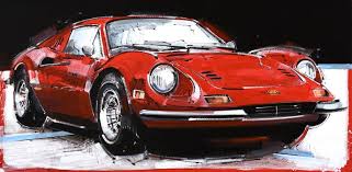 Alfredo ferrari was an italian automotive engineer and the first son of automaker enzo ferrari. Dino Ferrari Painting By Andrea Gnocchi Saatchi Art