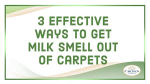 milk smell out of carpets