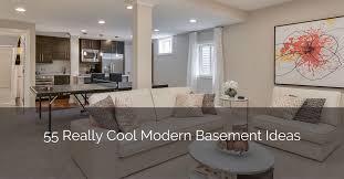 55 really cool modern basement ideas