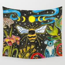 Wall Tapestry By Magic Poodleland