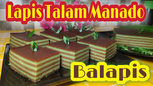 Enak jg kombinasi pandan dan coklat ternyata cocok 😍 Balapis Lapis Talam Manado Youtube